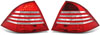 MB S-Class '00-'06 W220 S350 S430 S500 S600 S55 AMG  Red/Clear  LED Taillight Set